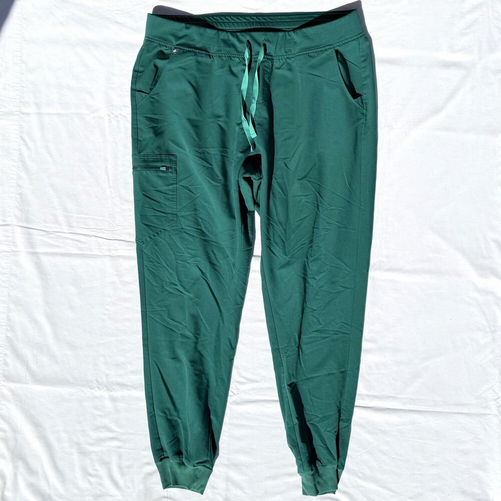 Figs Zamora Jogger Scrub Pants Womens XXL Tall Hunter Green
